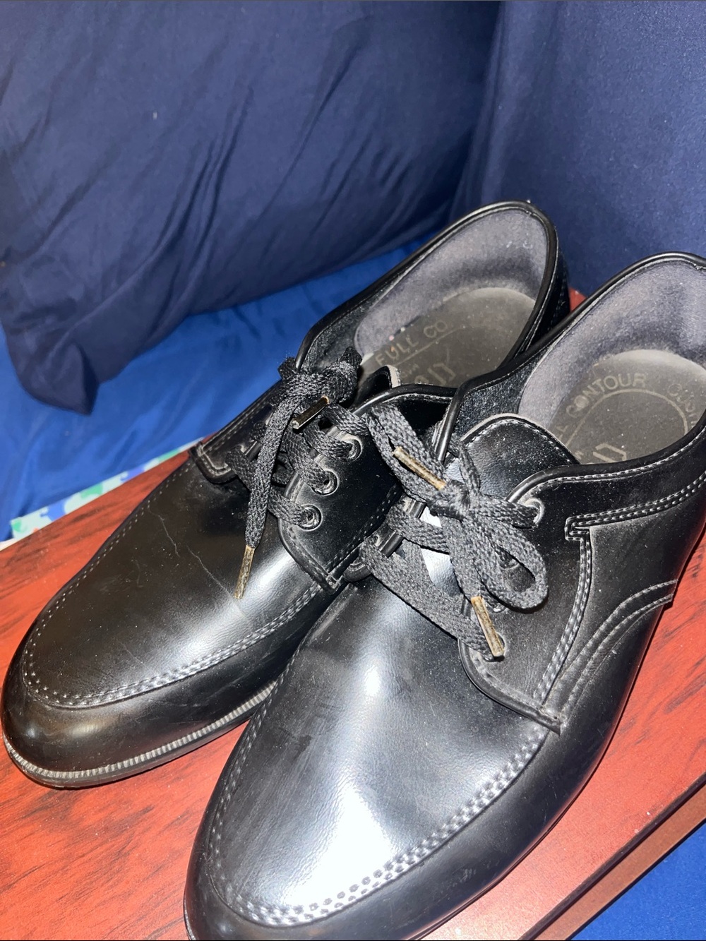 Men's Black Leather Derby Shoes - Classic Dress Oxford
